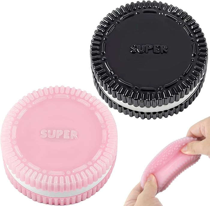 Sticky Cookie Squishies Fidget Toys Adults, Squeeze Toys Fidget Toys for Autism, Stress Balls for... | Amazon (US)