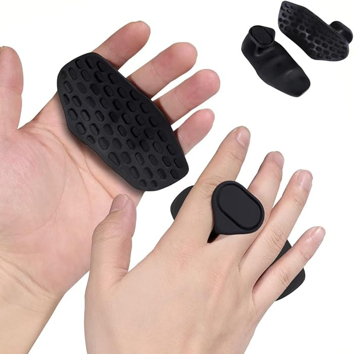 NiuMid Anti-Slip Workout Grips - Ergonomic Rubber Hand Protector Gloves for Weight Lifting, Pull-... | Amazon (US)