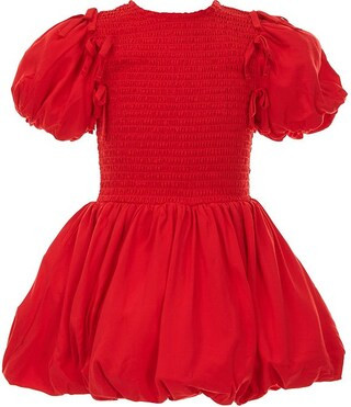 GB Little Girls Short Sleeve Bubble Bow Dress | Dillard's | Dillard's
