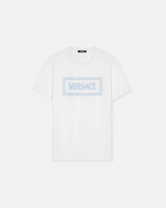 Embroidered '90s Vintage Logo T-Shirt | Versace (US)