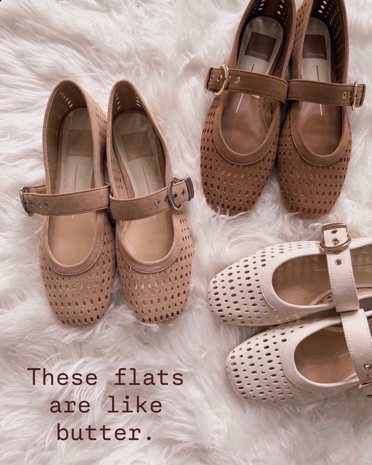 These perforated Mary Jane flats are insanely soft and feel broken in from the first wear. The neutral shades go with everything from denim to spring dresses and they’re the kind of everyday shoe you’ll reach for on repeat.

spring flats, Mary Jane flats, perforated flats, neutral spring shoes, comfortable everyday shoes, tan flats, cream flats, casual spring outfit shoes

#LTKOver40 #LTKSeasonal #LTKWorkwear