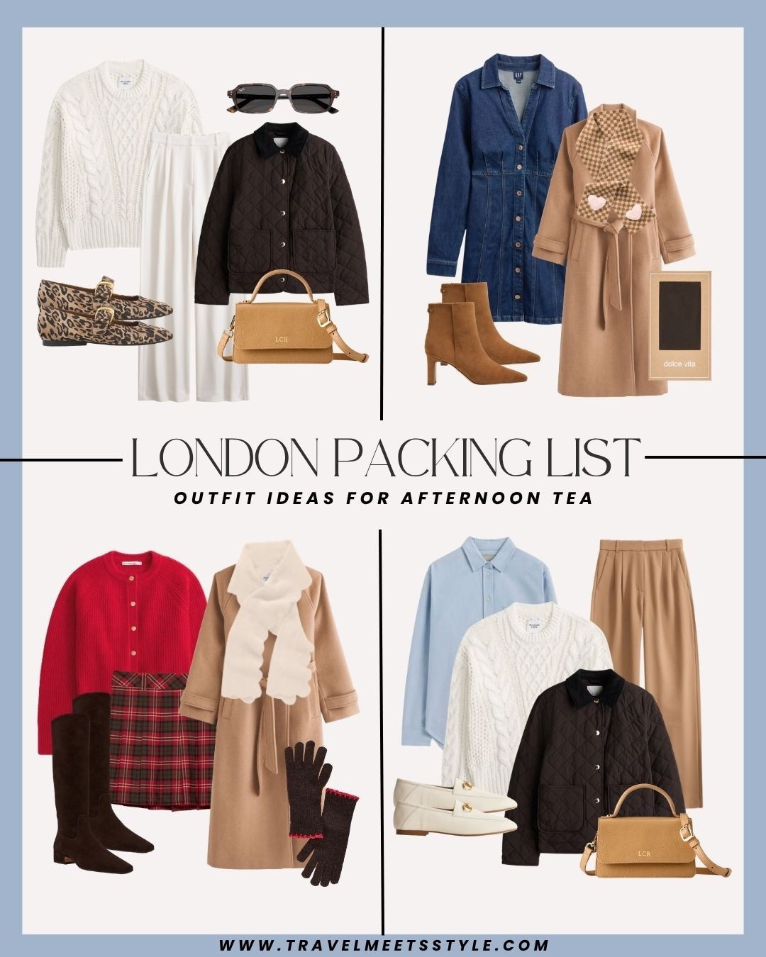 Ultimate London packing list for winter, including London outfit ideas for afternoon tea 🫖 



London outfits, winter outfits, Europe outfits, cold weather accessories 

#LTKTravel #LTKStyleTip