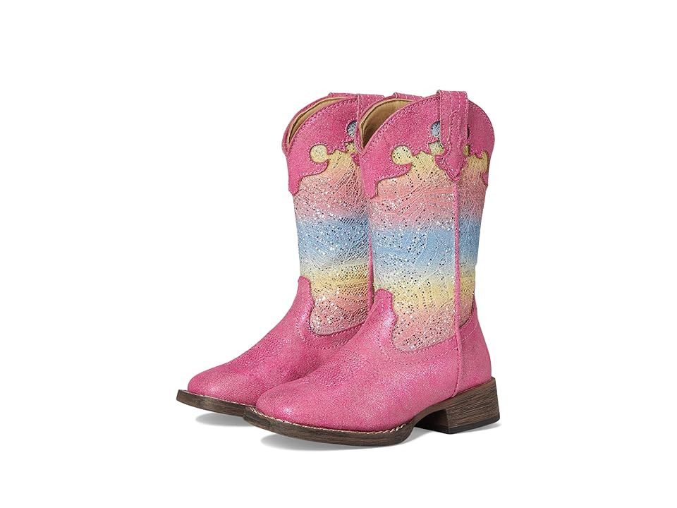 Roper Kids Glitter Lace (Toddler/Little Kid) Girl's Shoes Pink : 2 Little Kid M, Manmade | Zappos