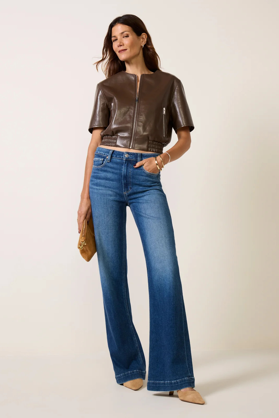 Leenah 32` Wide Leg Jean | Evereve