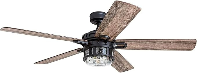 Honeywell Ceiling Fans Bonterra, 52 Inch Contemporary Indoor LED Ceiling Fan with Light and Remot... | Amazon (US)
