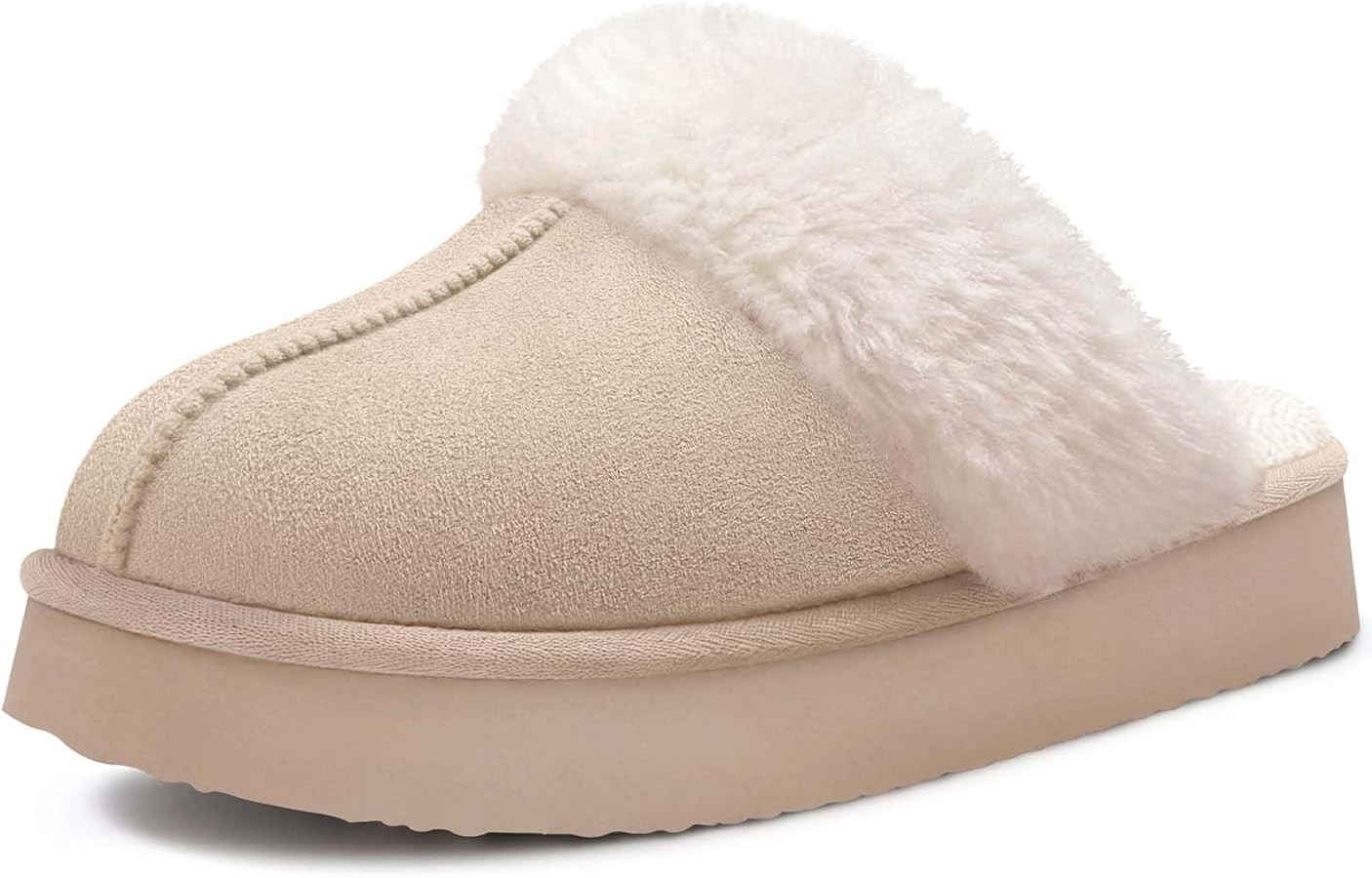 Litfun Women's Fuzzy Memory Foam Slippers Fluffy Winter House Shoes Indoor and Outdoor | Amazon (US)