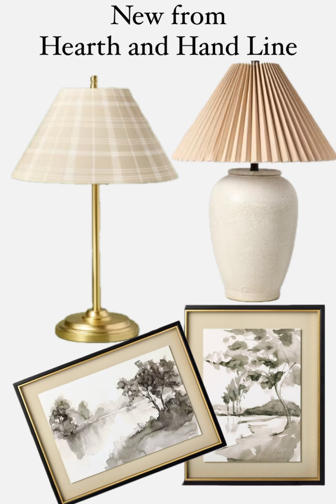 New lamps and art from Target. 
In my cart! Love these new pieces! Get them here before they are out of stock! 
#hearthandhand #pleatedshade #lamp #plaidlampshade #mattedprints #landscapeprint #hearthandhandart  #framedlandscape #wallart 

#LTKHome