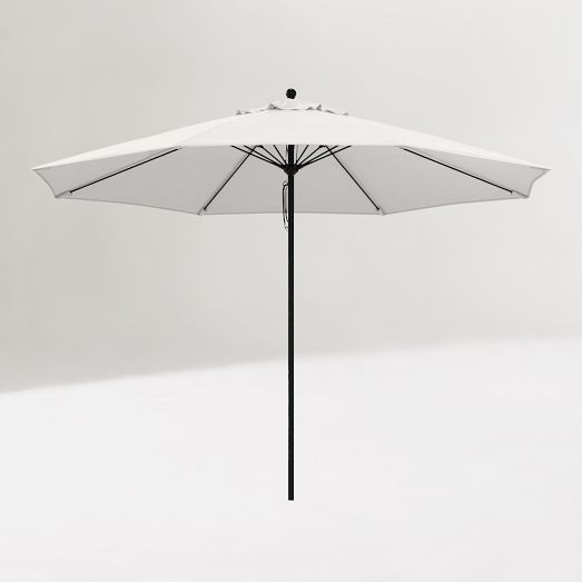 Contract Grade 11' Round Outdoor Patio Umbrella - Rustproof Aluminum Frame | West Elm (US)