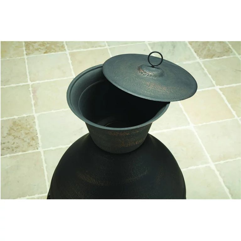 Better Homes and Gardens Wood-burning Cast Iron Chiminea, Antique Bronze | Walmart (US)
