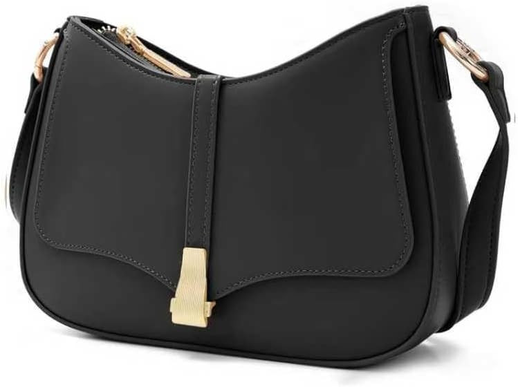 Prettyzys Crescent Shoulder Bag for Women, Vintage Retro Vegan Leather Clutch Tote Handbags Cross... | Amazon (US)