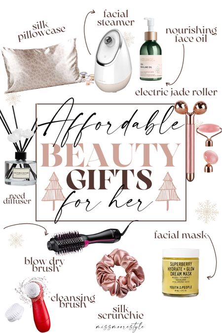 Beauty gift ideas that are affordable, for the person on your list who loves self care, skincare, and pampering themselves! 

#LTKGiftGuide #LTKHoliday #LTKbeauty