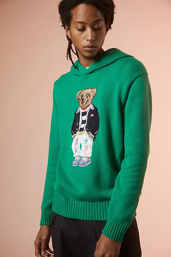 Polo Ralph Lauren Bear Hoodie Sweater | Urban Outfitters (US and RoW)