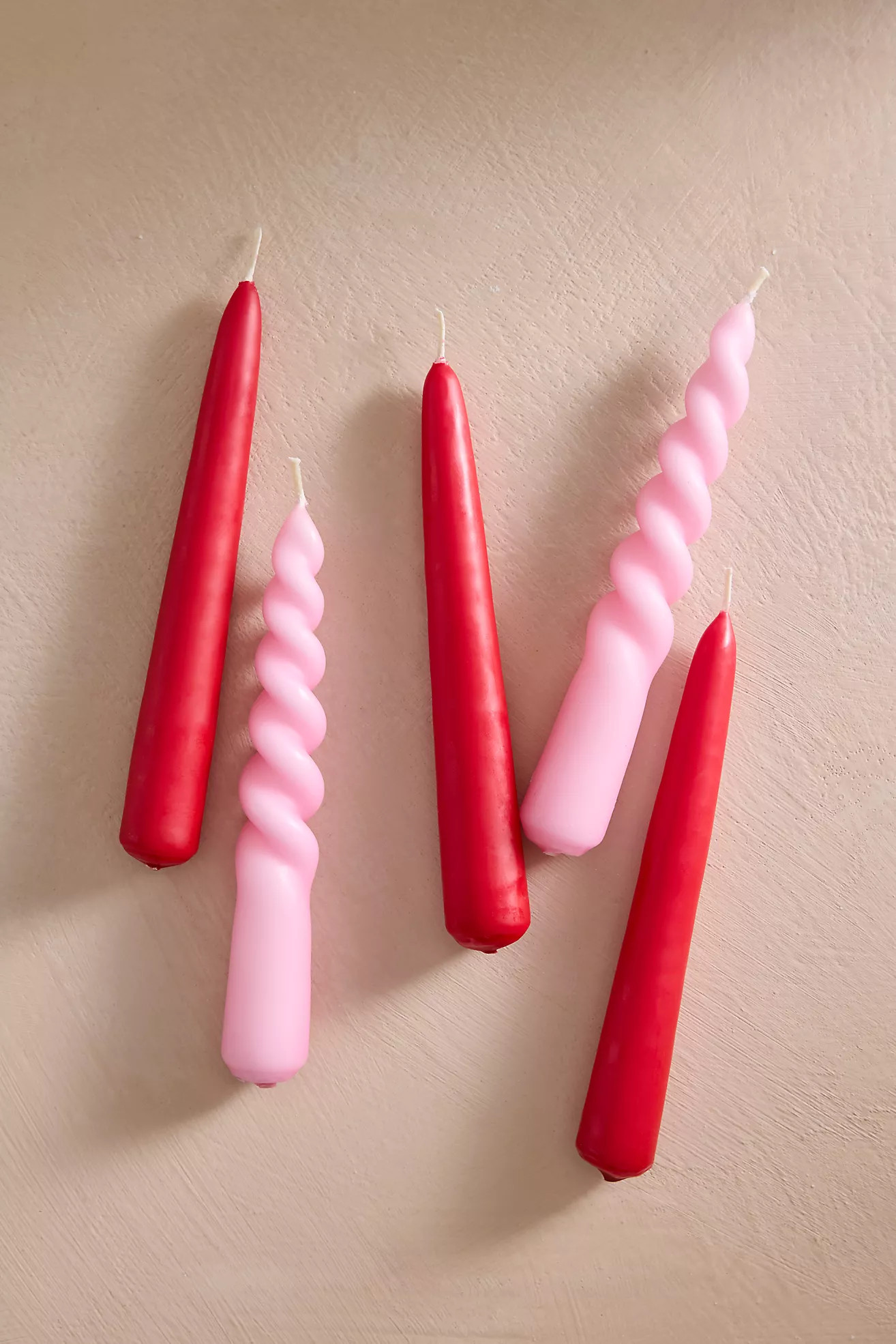 Twist + Classic Taper Candles, Set of 5 | Terrain