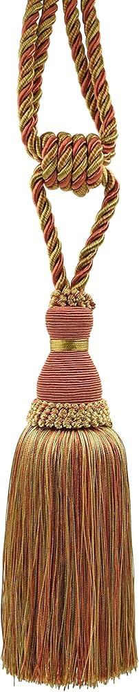 Noblesse Collection Elegant Curtain & Drapery Tassel Tieback, Tassel Length 8" (20cm), 30" Spread... | Amazon (US)