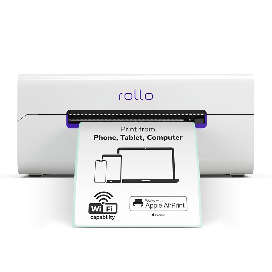 Rollo Wireless Shipping Label Printer - Wi-Fi Thermal Label Printer 4x6 for Shipping Packages - A... | Amazon (US)