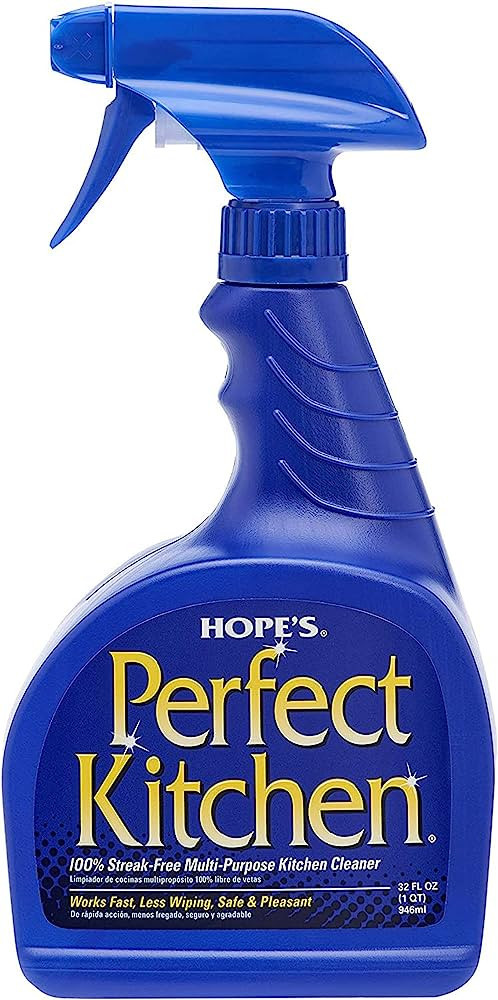 HOPE'S Perfect Kitchen Cleaner, 32-Ounce, Multi-Purpose Kitchen Cleaning Spray, No-Residue Formul... | Amazon (US)