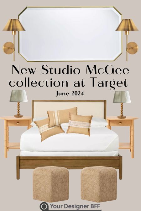 Target, Studio McGee, June 2024, Geometric Wall Mirror, Wall Light, Ottoman, Wood Stick Lamp Base, Throw Pillow, Elmira Bed Frame Brown, Wooden Accent Table

#LTKHome #LTKSeasonal #LTKFamily