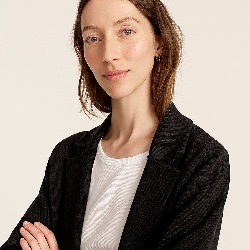 Sophie open-front sweater-blazer | J.Crew US