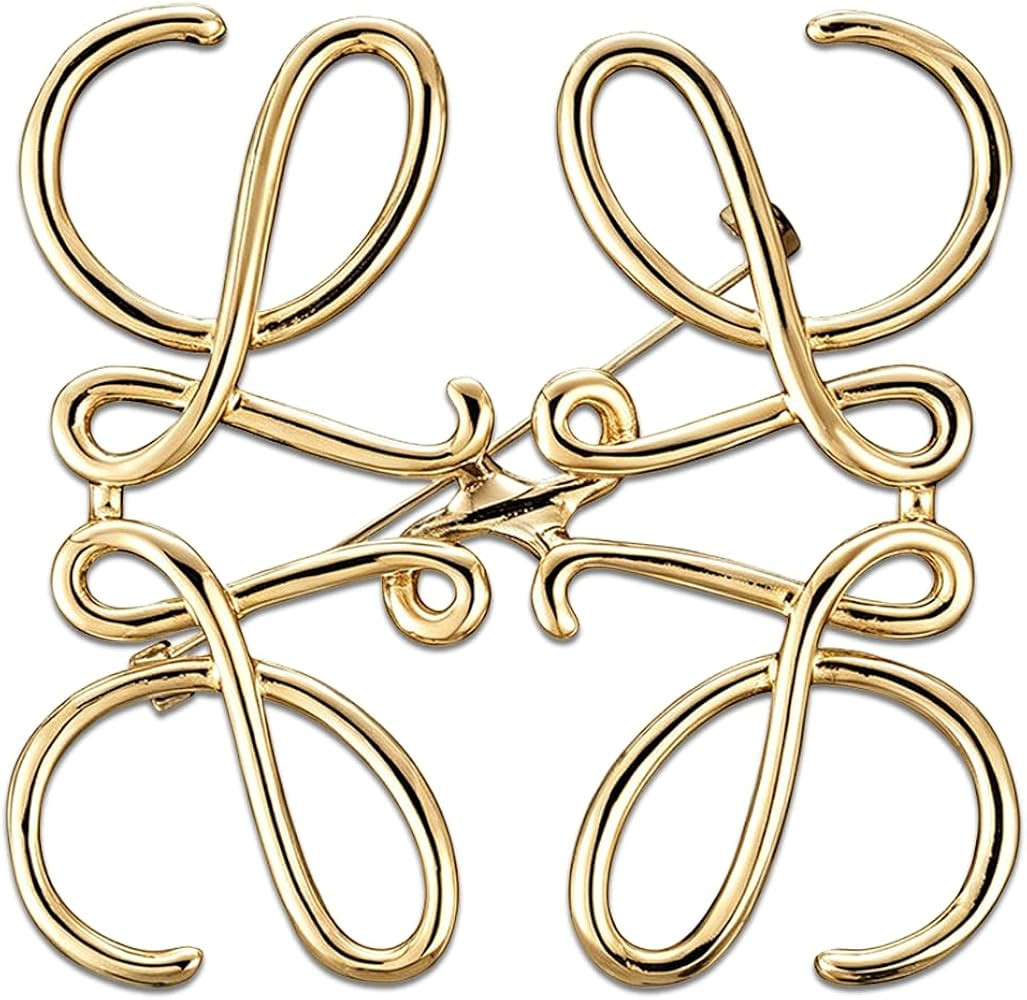 Brosche Damen Geometrisch, Elegante Goldene Anstecknadel f\u00fcr Kleid Mantel Schal Tasche, Mode... | Amazon (DE)