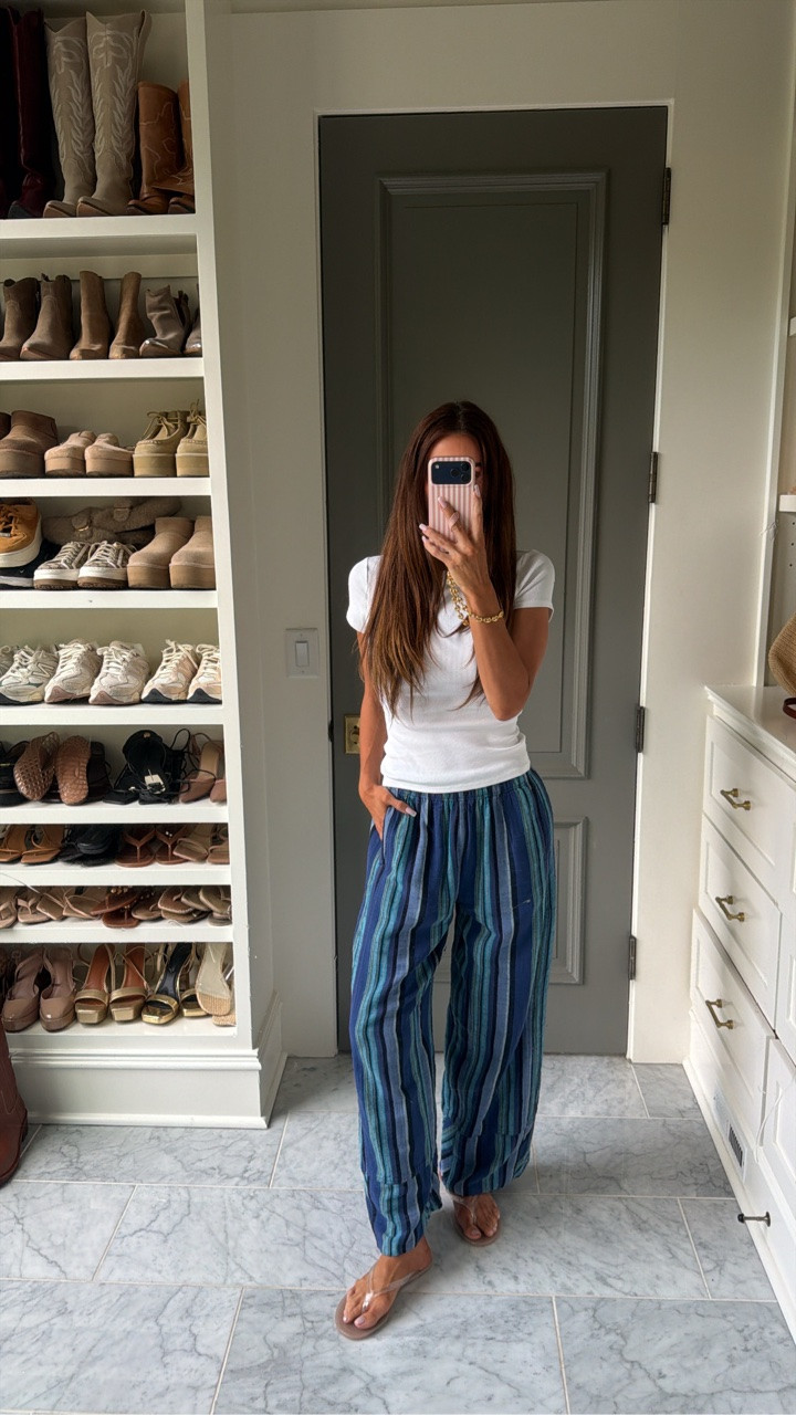 Summer outfit, linen pants, lounge outfit

#LTKootd #LTKdayinmylife #LTKmomlife