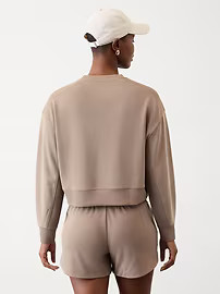 Seasoft Rib Crewneck Sweatshirt | Athleta