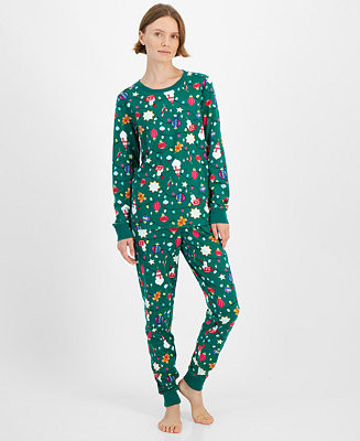 Holiday Lane Women's Ornament Cotton Matching Family Pajamas Set, Created for Macy's - Macy's | Macy's