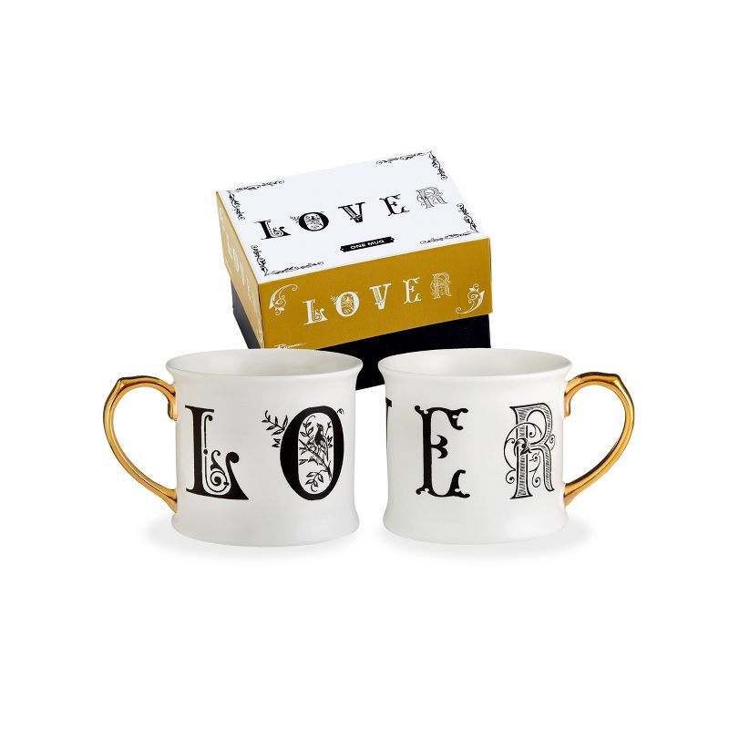 12oz Porcelain Lithographie Lover Mug - Rosanna | Target