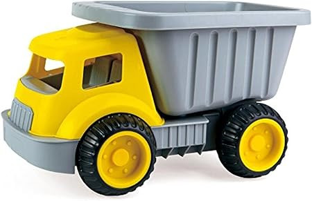 Hape Load & Tote Dump Truck Indoor/Outdoor Beach Sand Toy Toys, Yellow, L: 14.4, W: 8.3, H: 8.9 i... | Amazon (US)