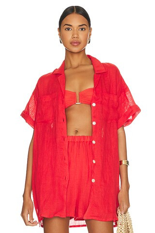Playa Pocket Blouse
                    
                    vitamin A | Revolve Clothing (Global)