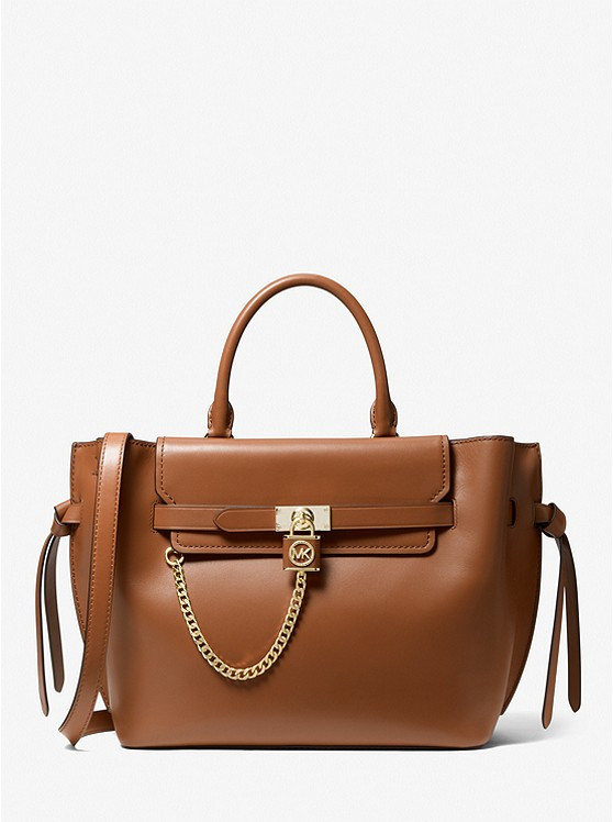 Hamilton Legacy Large Leather Belted Satchel | Michael Kors US