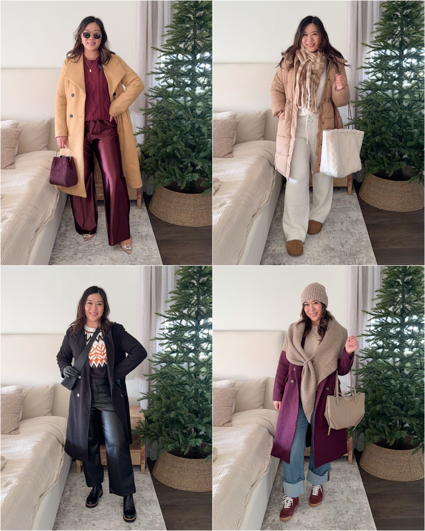 Dressy casual outfits for holiday markets to kids Winter music performances