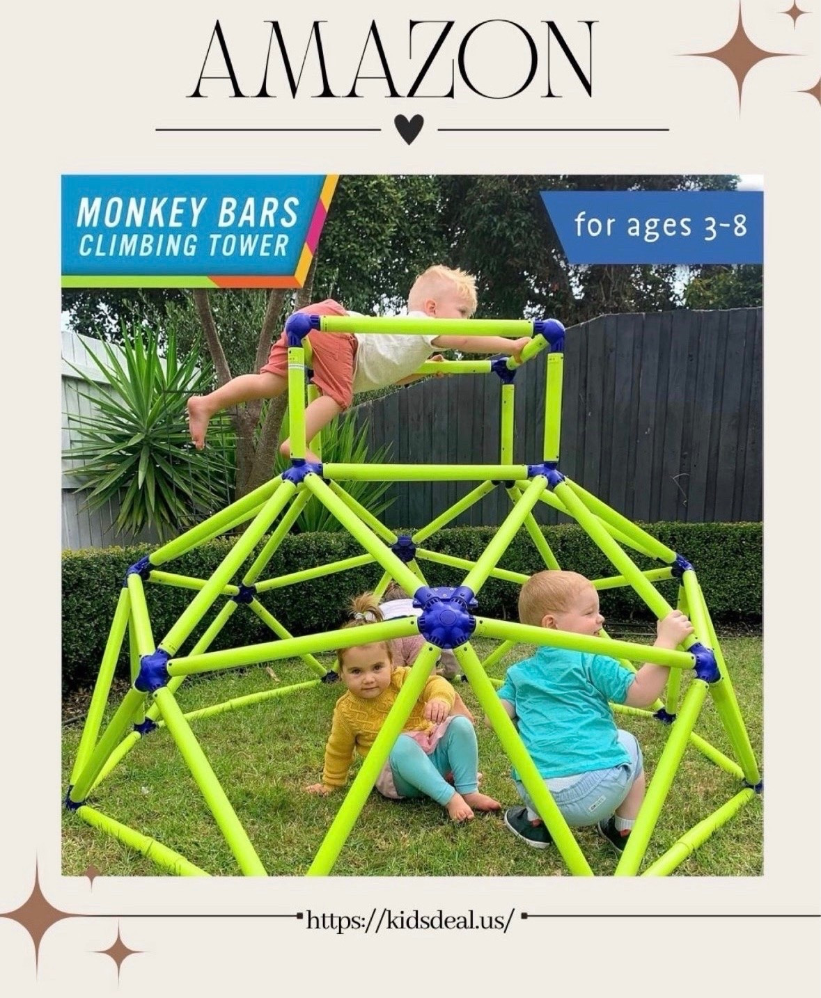 🛝💪 Monkey bars climbing tower = perfect for active kids!
Such a fun way to burn energy at home while climbing, swinging, and playing 🙌✨

#ActiveKids #IndoorPlay #ClimbingTower #PlayroomFun
#KidsActivities #GrossMotorSkills #MomApproved #LTKFamily

#LTKHome #LTKKids #LTKSaleAlert