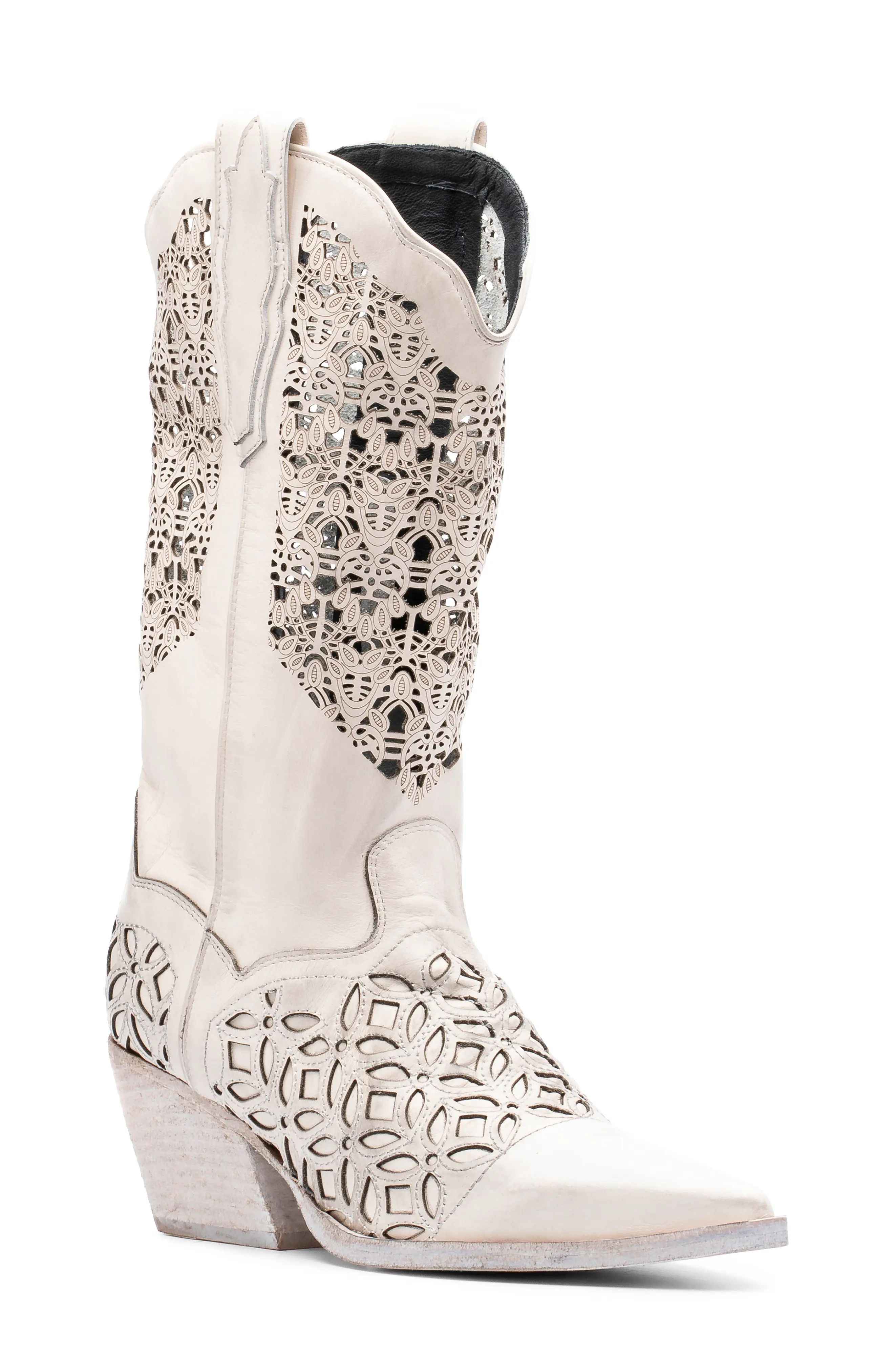 Golo Shyanne Cowboy Boot in Soy Calf at Nordstrom, Size 7 | Nordstrom