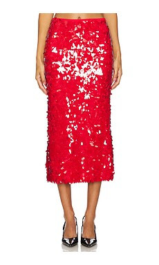 ASTR the Label Amos Skirt in Red from Revolve.com | Revolve Clothing (Global)