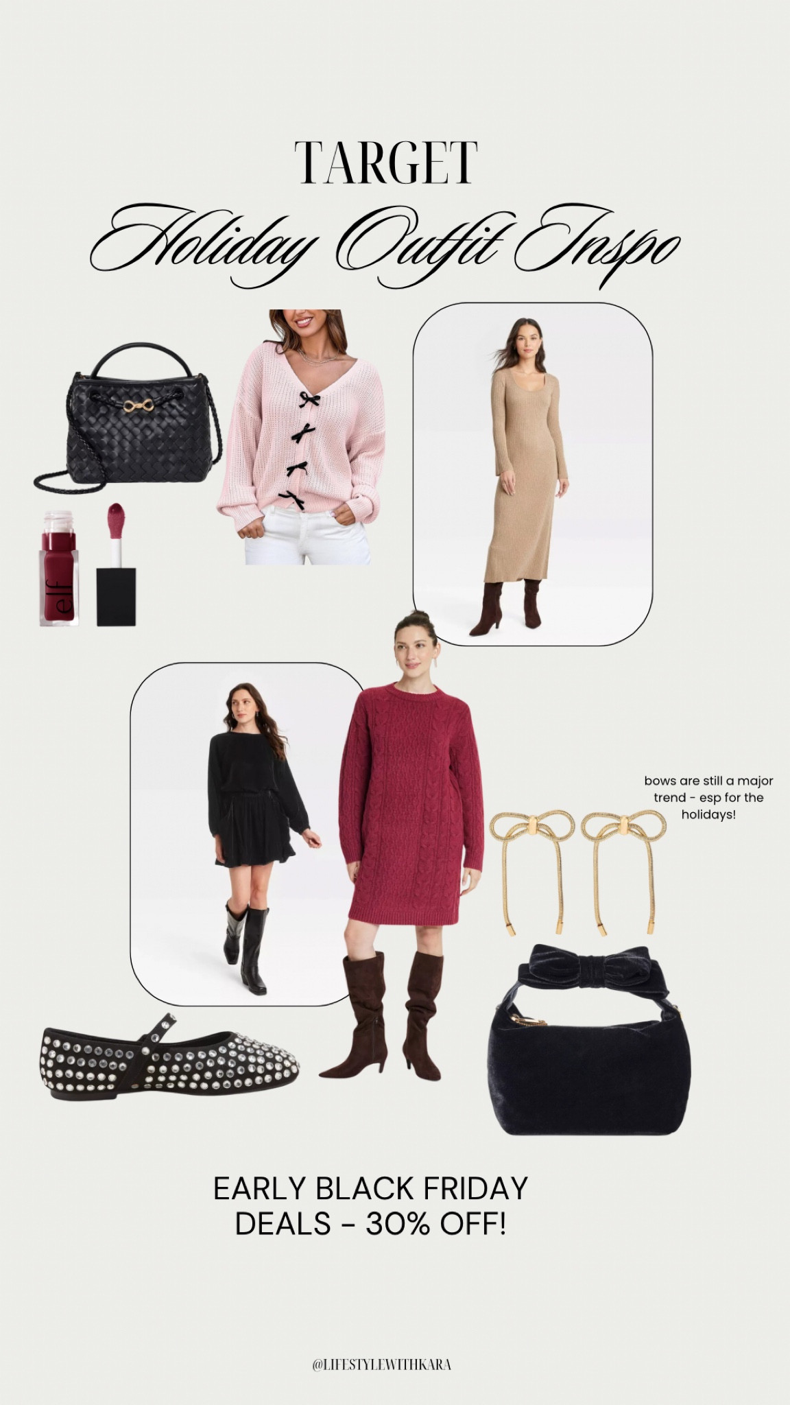 30% off rn at Target! Cutest holiday looks at really good prices 🫶❄️

#LTKSeasonal #LTKSaleAlert #LTKHoliday