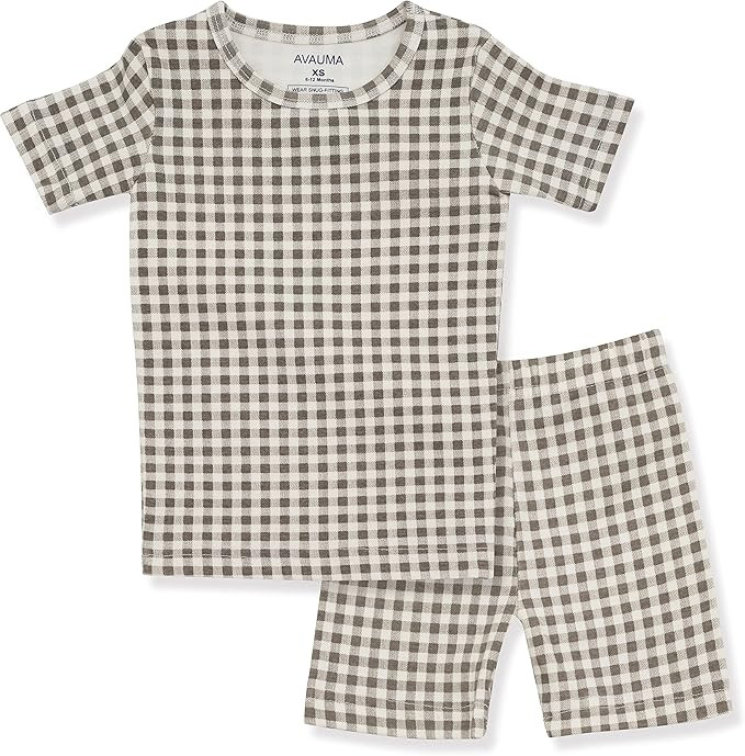 AVAUMA Baby Boys Girls Pajama Set 6M-7T Kids Cute Toddler Snug fit Pattern Design Pjs Cotton Slee... | Amazon (US)