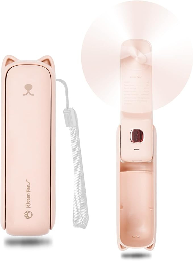 Rolitwils Hand held Mini Fan，3 IN 1 portable Travel fan,Small Personal Rechargeable[14-21 Worki... | Amazon (US)