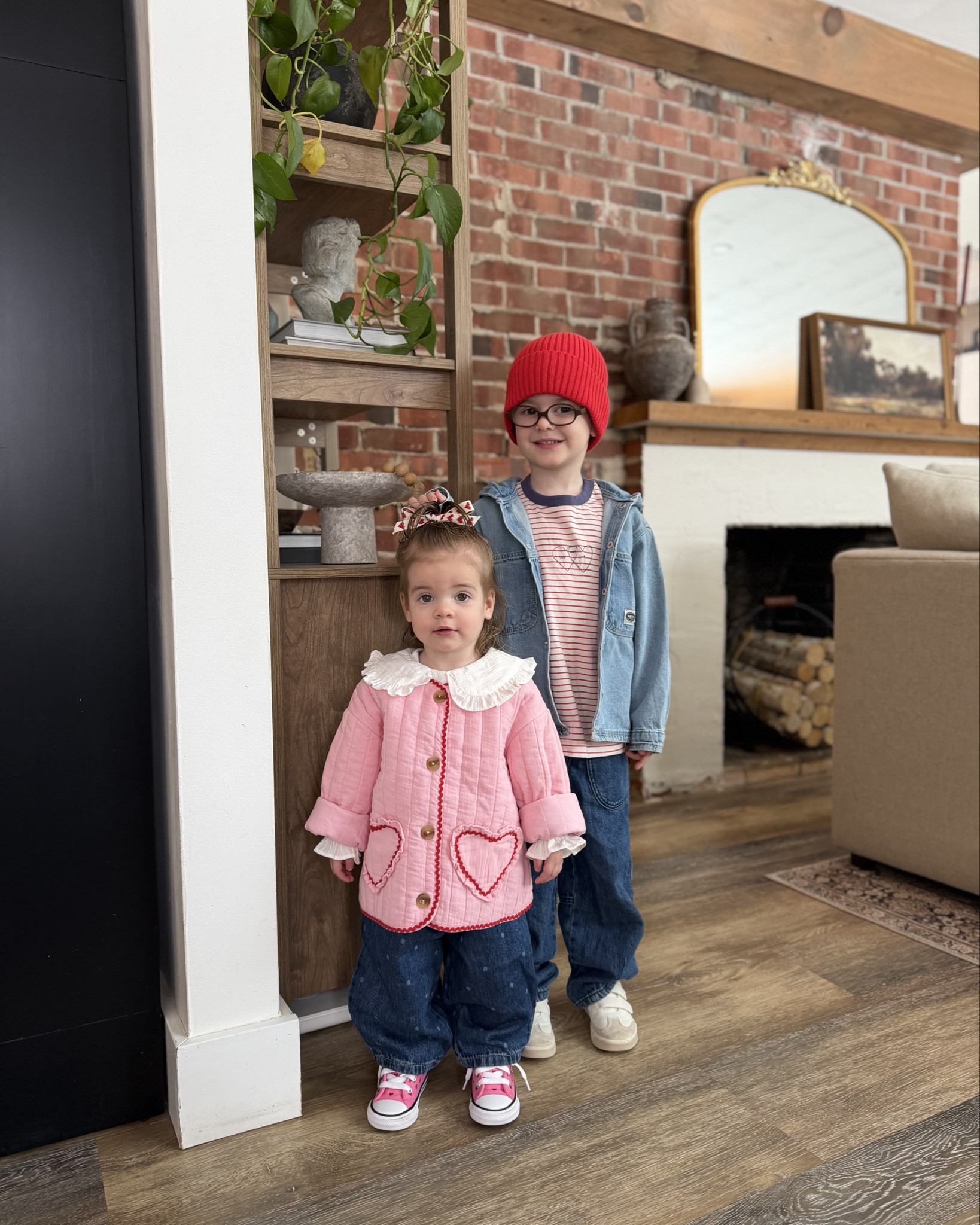 The kids Valentine’s Day outfits yesterday ❤️🩷 cutest little Zara looks! Evelyn’s hair bow is Bloom Headwraps 🥰😍

Zara kids, Valentine’s Day clothes, red hearts, pink toddler jacket, heart jacket, red beanie, Zara finds 

#LTKdayinmylife #LTKValentine #LTKKids