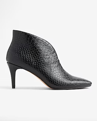 Textured Cut-Out Booties | Express