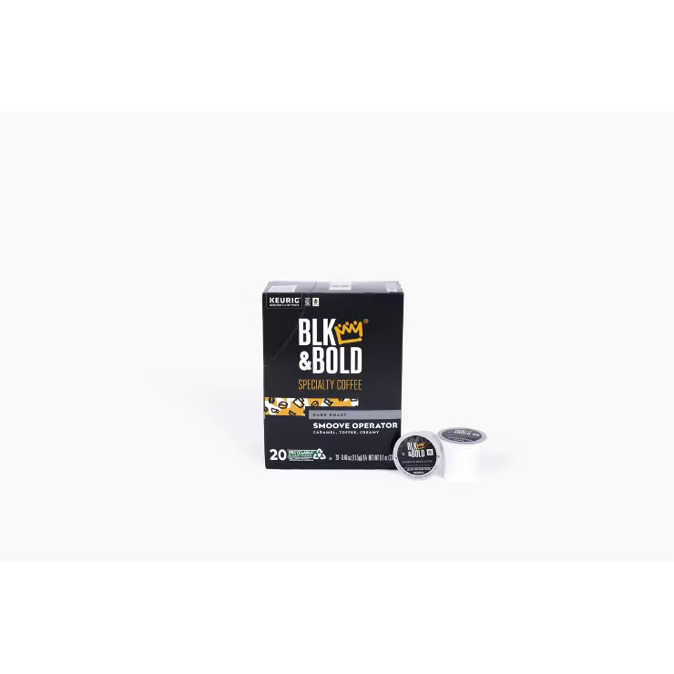 Blk & Bold Smoove Operator Dark Roast - Keurig K-Cup Coffee Pods 20ct | Target