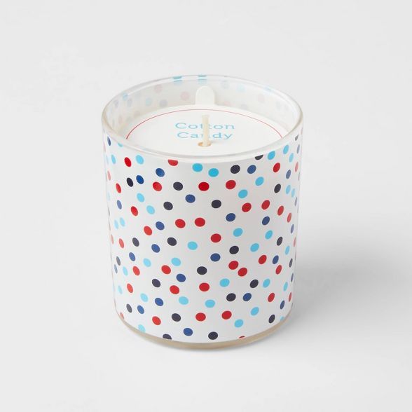 5.5oz Americana Glass Jar Cotton Candy Candle - Sun Squad™ | Target