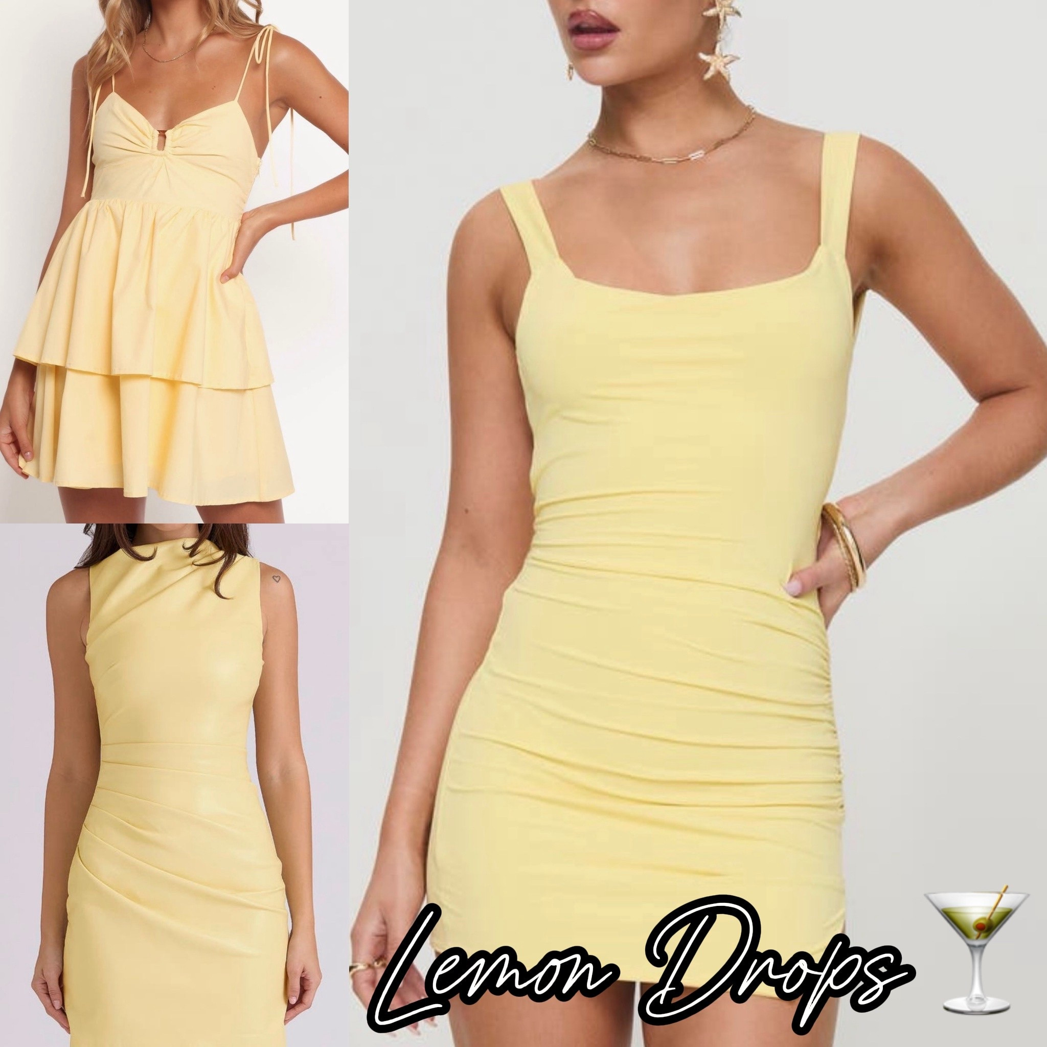 When life gives you lemons, make a lemon drop martini. 🍋🍸 

#lemondropsandlace
#bachelorettetheme #bacheloretteparty #bachelorettepartyoutfitinspo 

#LTKFindsUnder100 #LTKFindsUnder50 #LTKSaleAlert