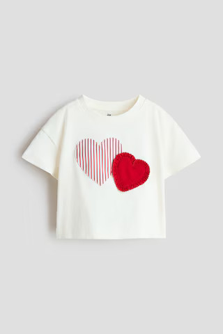 T-Shirt with Motif | H&M (US + CA)