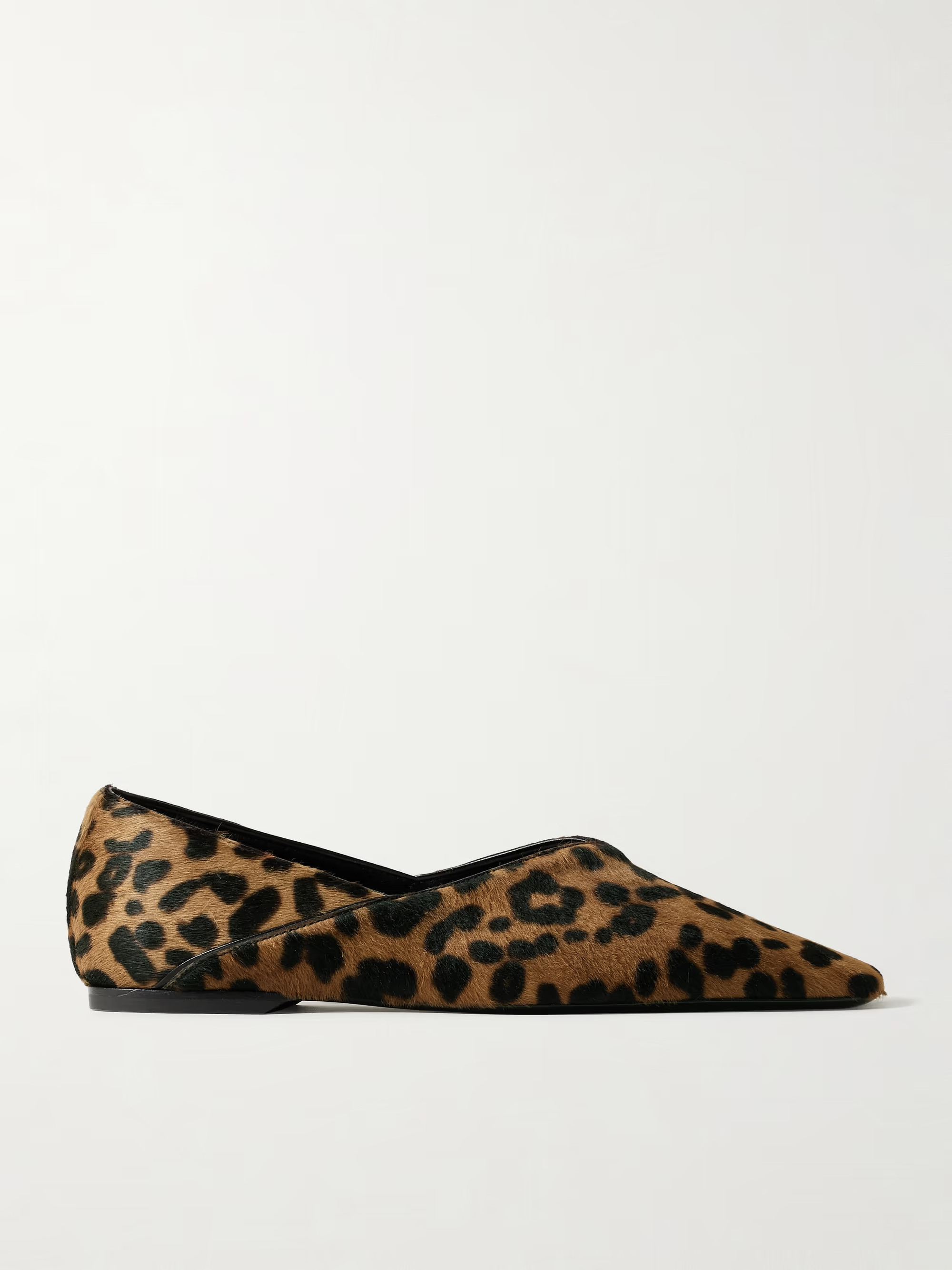 The Everyday leopard-print calf hair ballet flats | NET-A-PORTER (UK & EU)
