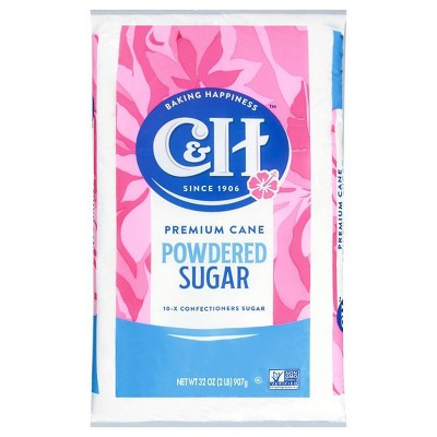 C&H Premium Cane Powdered Sugar - 2lbs | Target