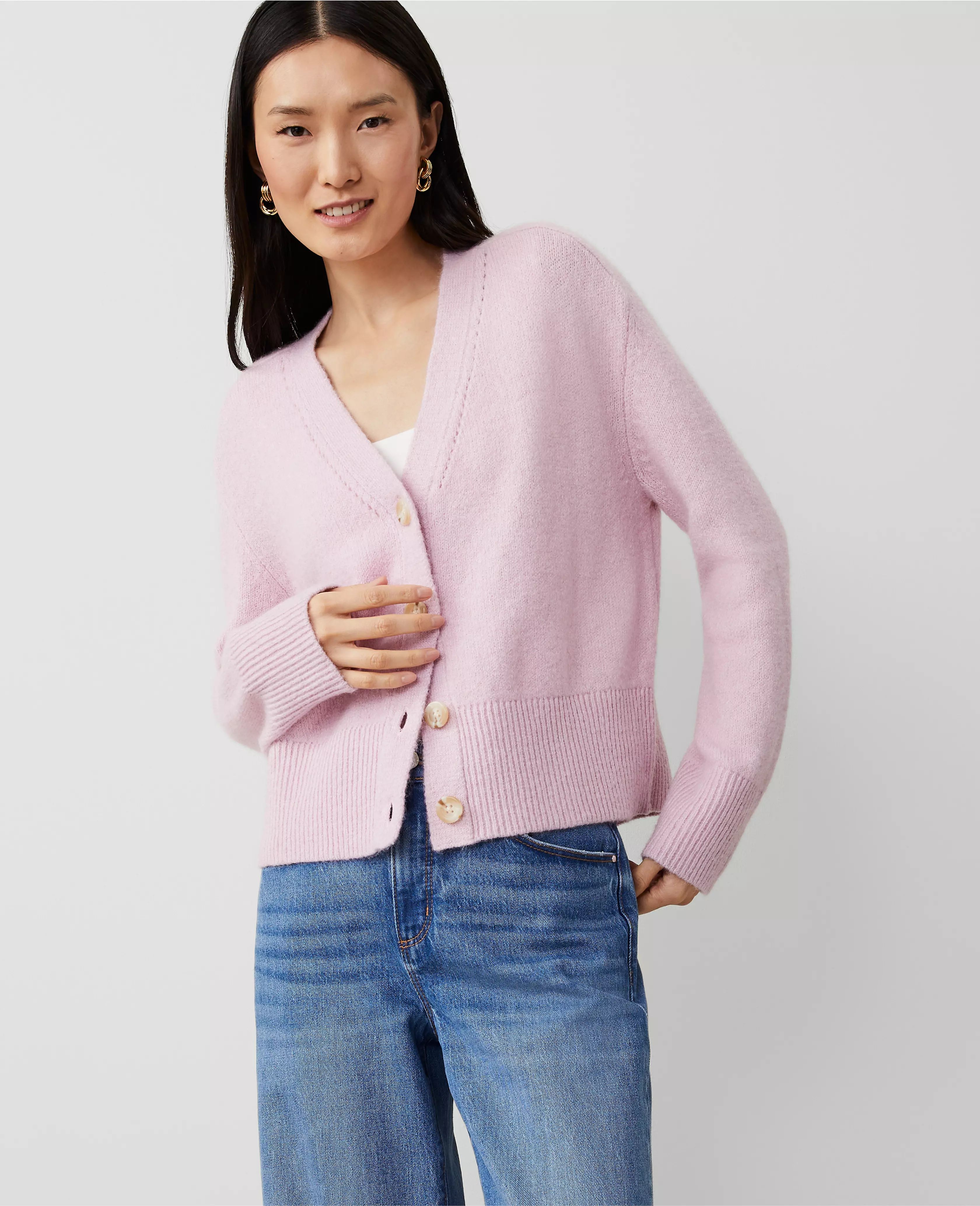 V-Neck Cardigan | Ann Taylor (US)