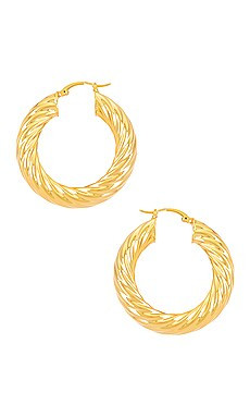 Lili Claspe Gina Hoops in Gold from Revolve.com | Revolve Clothing (Global)