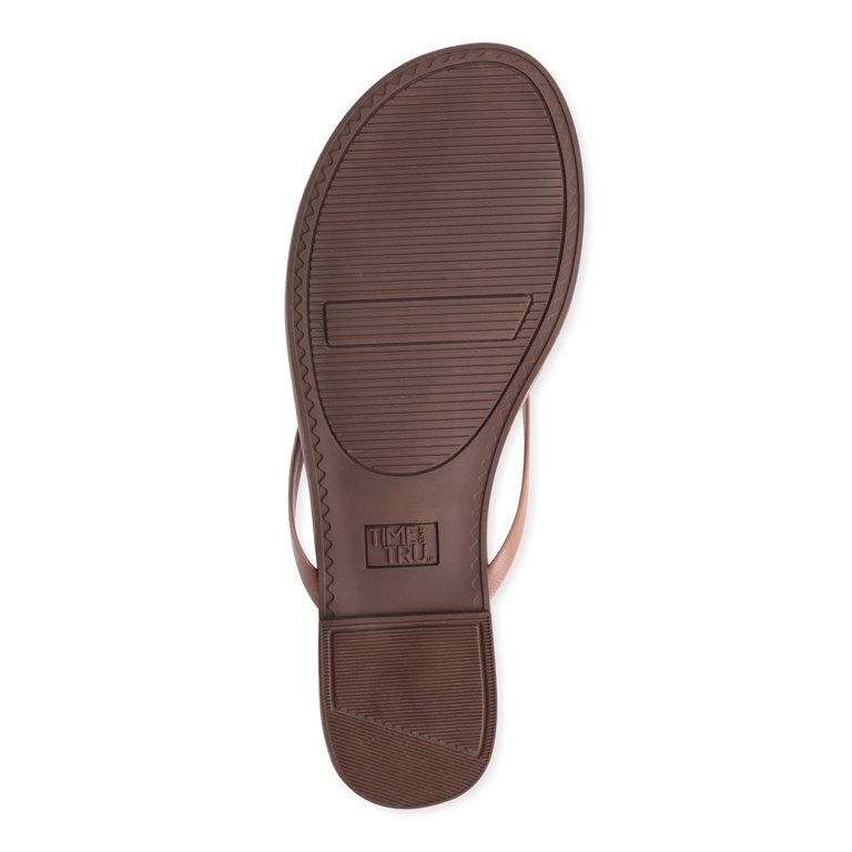 Time and Tru Women's Strappy Sandals, 2-Pack, Wide Width Available | Walmart (US)
