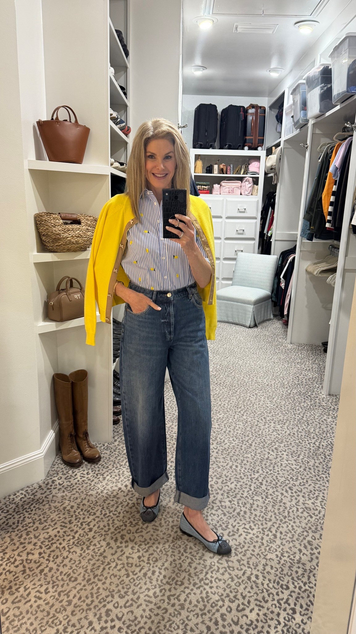 The cutest color combo for spring! Size S/27

#LTKOver40 #LTKSeasonal #LTKootd