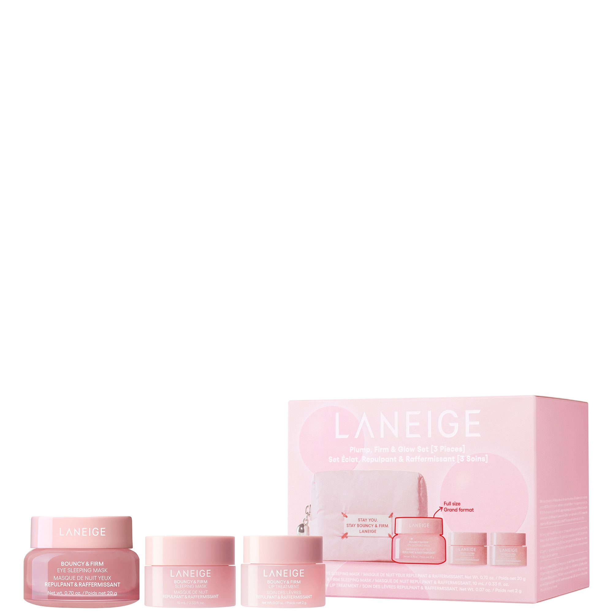 LANEIGE Plump, Firm & Glow Set (Worth £37.17) | LOOKFANTASTIC | Look Fantastic (UK)